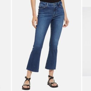 FRAME Womens Le Crop Mini Boot Jeans Size 24 High Rise Flare Leg Denim